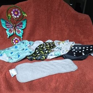 Colorful Cloth Diapers Set